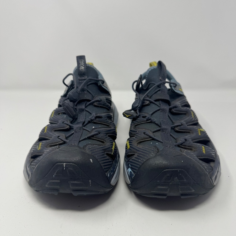 Hoka One One Hopara Mens Mountain Hiking Sandals Black Grey 1106534-OBPB Size 10 - Picture 2 of 9